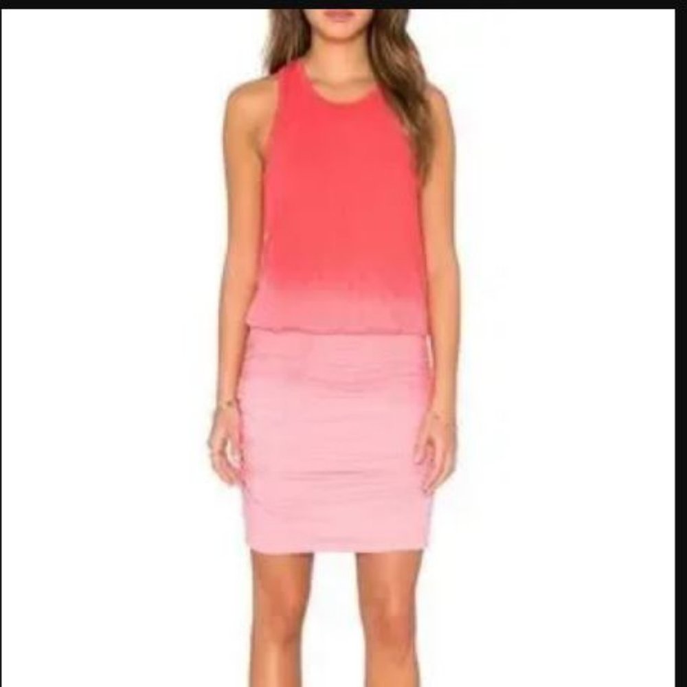 NWT Sundry Ombre Sleeveless Dress in Hibiscus